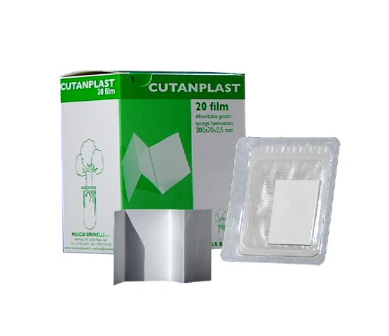 Гемостатические губки Cutanplast Film
